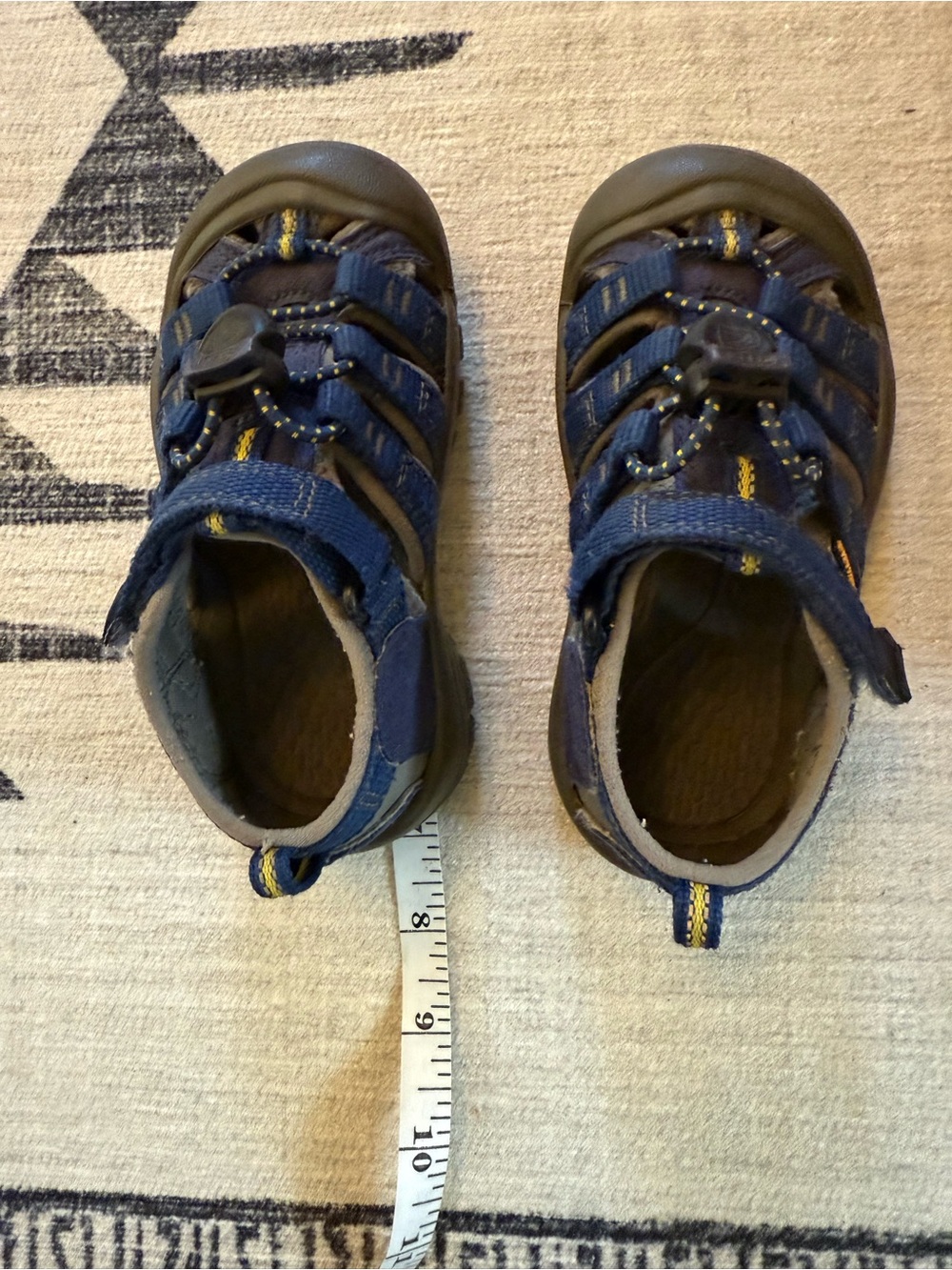 Keen Kids Newport H2 Blue Depths/Gargoyle Waterproof Sandals - Picture 9 of 12